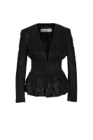 Leather Jacket Elisabetta Franchi черен