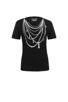 T-shirt Boutique Moschino черен