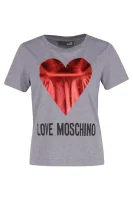 Тениска | Regular Fit Love Moschino сив