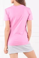 Тениска box logo | Regular Fit CALVIN KLEIN JEANS розов