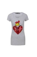 T-shirt Love Moschino сив