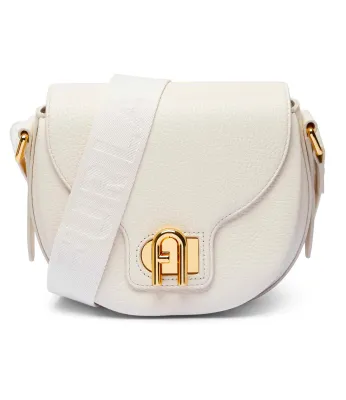 Кожена дамска чанта за рамо FURLA LOTUS