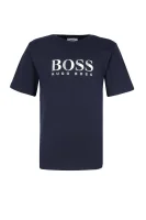 Тениска | Regular Fit BOSS Kidswear тъмносин