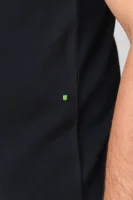Поло/тениска с яка | Regular Fit | pique BOSS GREEN черен