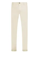 панталон chino schino | slim fit BOSS ORANGE кремав