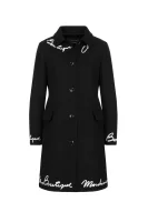 Woolen coat  Boutique Moschino черен