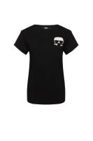 T-shirt Ikonik Karl Lagerfeld черен