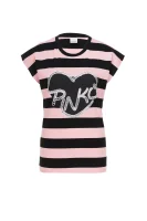 Politico T-shirt Pinko розов