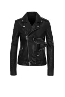 Debra Leather Jacket GUESS черен