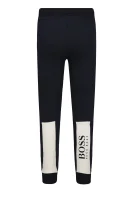 Спортен панталон | Regular Fit BOSS Kidswear тъмносин
