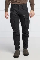 Карго панталон Rovic zip 3d | Tapered G- Star Raw черен
