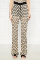 Плетени панталон | flare fit | high waist Liu Jo Beachwear черен
