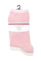 Чорапи 2-pack Tommy Hilfiger пудренорозов