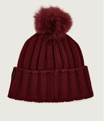 Вълнена шапка Woolrich | бордо CFWWAC0163FRUF0428