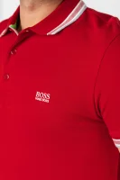 Поло/тениска с яка | Regular Fit | pique BOSS GREEN червен