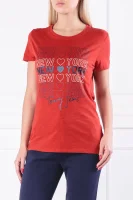 Тениска TJW NEW YORK TEE | Regular Fit Tommy Jeans червен