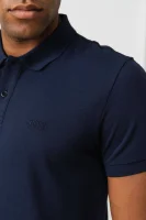 Поло/тениска с яка Piro | Regular Fit | pique BOSS GREEN тъмносин