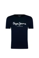 Тениска | Regular Fit Pepe Jeans London тъмносин