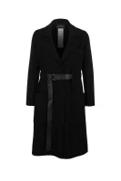 Cashmere coat Emporio Armani черен