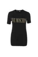 T-shirt Love Moschino черен