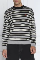 вълнен пуловер | regular fit Kenzo сив