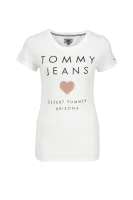 Тениска TJW HEART LOGO | Slim Fit Tommy Jeans бял