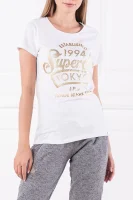 Тениска TOKYO SPORTS FOIL ENTRY TEE | Regular Fit Superdry бял