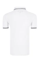 Поло/тениска с яка | Regular Fit | pique Emporio Armani бял