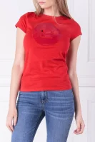Тениска | Regular Fit Armani Exchange червен