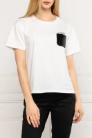Тениска | Loose fit Emporio Armani бял