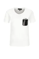 Тениска | Loose fit Emporio Armani бял