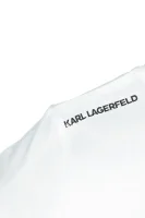 Тениска | Regular Fit Karl Lagerfeld Kids бял