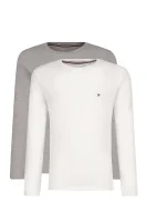 Блуза с дълъг ръкав 2-pack | Relaxed fit Tommy Hilfiger бял