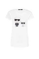 T-shirt | Regular Fit Karl Lagerfeld бял