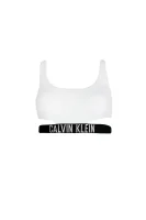 Горна част на бански Calvin Klein Swimwear бял