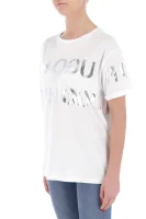 Тениска Denalisa_2 | Loose fit HUGO бял