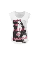 The Pursuit Of Fabulous Knit T-shirt GUESS бял