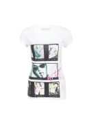 Rn S/S Pop Pictures T-shirt GUESS бял