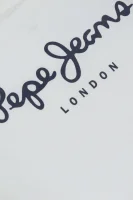 Блуза с дълъг ръкав New Herman Jr. | Regular Fit Pepe Jeans London бял