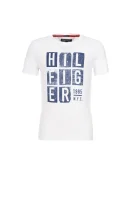 Ame Hilfiger Print T-shirt Tommy Hilfiger бял