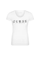 T-shirt Crystal GUESS бял