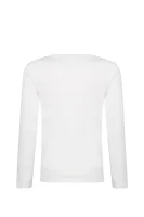 Блуза с дълъг ръкав | Regular Fit BOSS Kidswear бял