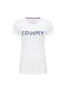 T-shirt Clipped Bird Tommy Hilfiger бял