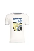 Тениска SS | Regular Fit Guess бял