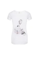 T-shirt Elisabetta Franchi бял