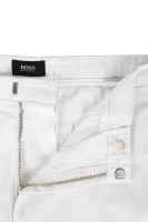 панталон chino kaito3 d | tapered BOSS BLACK бял