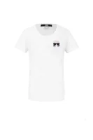 Ikonik t-shirt Karl Lagerfeld бял