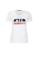 Fly With Karl T-shirt Karl Lagerfeld бял