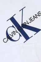 Суитчър/блуза MONOGRAM | Regular Fit CALVIN KLEIN JEANS бял